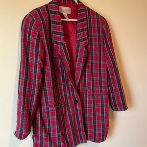Vintage plaid jacket